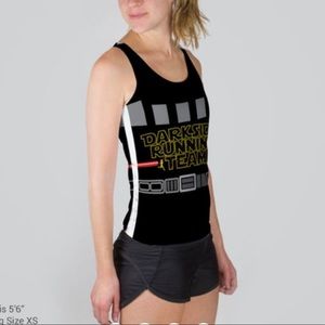 NWOT RunDisney darkside performance tank small